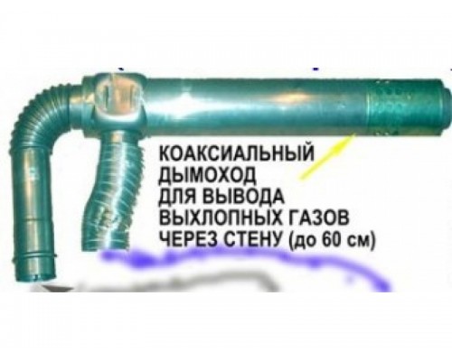 Комплект коаксиального дымохода для котлов Rinnai CMF